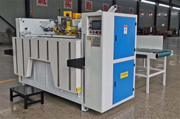Quality Semi Automatic Box Stitching Machine Single / Double / Tie Stitching For One Sheet for sale