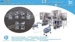 Multiple working mode packing machine with 4 counting bowls and 1 belt feeding