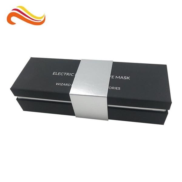 Quality Black Color Keepsake Wrapping Paper Box Customized Logo With ROSH Certification for sale