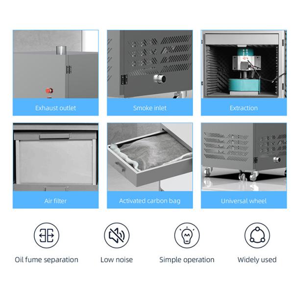 1200m3/h DTF Air Purifier Smoke Purifier Simple Splicing DTF Fume Purifier 220V