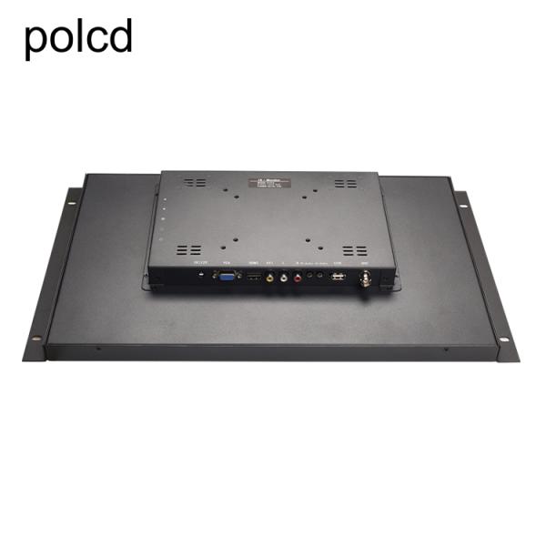 Industrial Wall Mounted Hanging Ear Metal Case LCD Screen Monitor Polcd 19 Inch