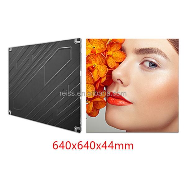 REISS Ultra Thin Small Pixel Pitch 16:9 Low Cost Front Service LED Video Wall for 2K/4K/8K LED TV