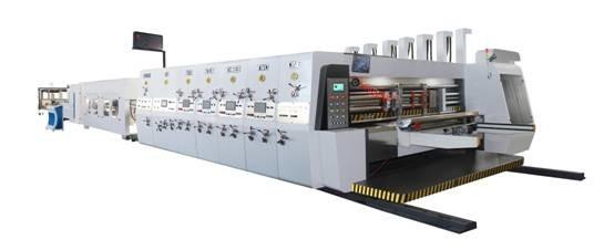 Quality Jumbo Corrugated Carton Folder Gluer Machine Inline Automatic Printer for sale