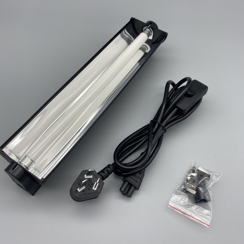 24W T5 Reptile Light Fixture Combo Kit 22 Inches Prevent Reptile Metabolic Bone Disease With 10.0 UVB Type