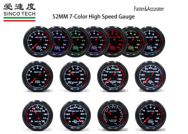 Quality Digital Automotive Tachometer LED Display 2 Inch 52mm PM Stepper Motor Gauges for sale
