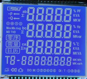 Buy cheap Power Meter STN Lcd Segment Display Black And White product