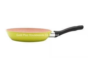Amazon best selling kitchen pans heat resistant bakelite handle fry pan 14cm multi sizes inductive bottom frying pan