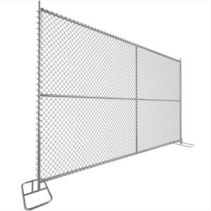 Buy cheap Secure galvanized movable fence temporary chain link fence panels American temporary fence product