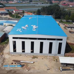 Prefab Steel Workshop Steel Structure Factory Buildings With Skillion