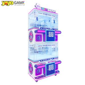China Coin Operated Games 4 Player Catch Key Chain Toy Claw Machine Crane Mini Claw Game Machine on sale