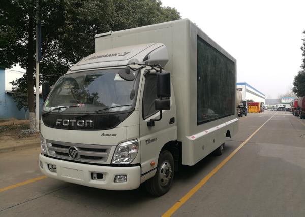 Quality P6 LED Advertising Truck Single Side LED Full Color Screen VGA Synchronous Control for sale