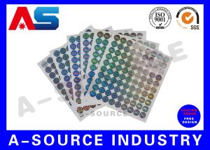 Buy cheap Transparent Adhesive Holographic Security Stickers 3d Hologram Printed product