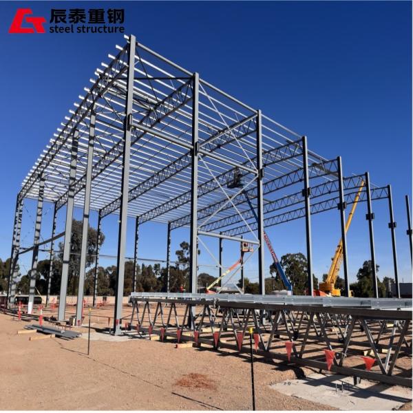 Quality Prefabricated Long-span Portal Steel Frame Structure Industrial Workshop for sale
