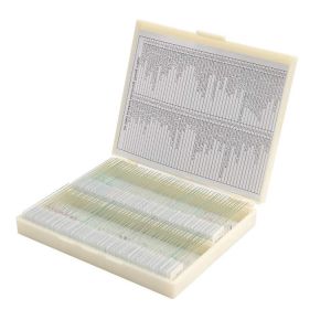 Prepared Higher Education 100pcs Microscope Slides Set For Students