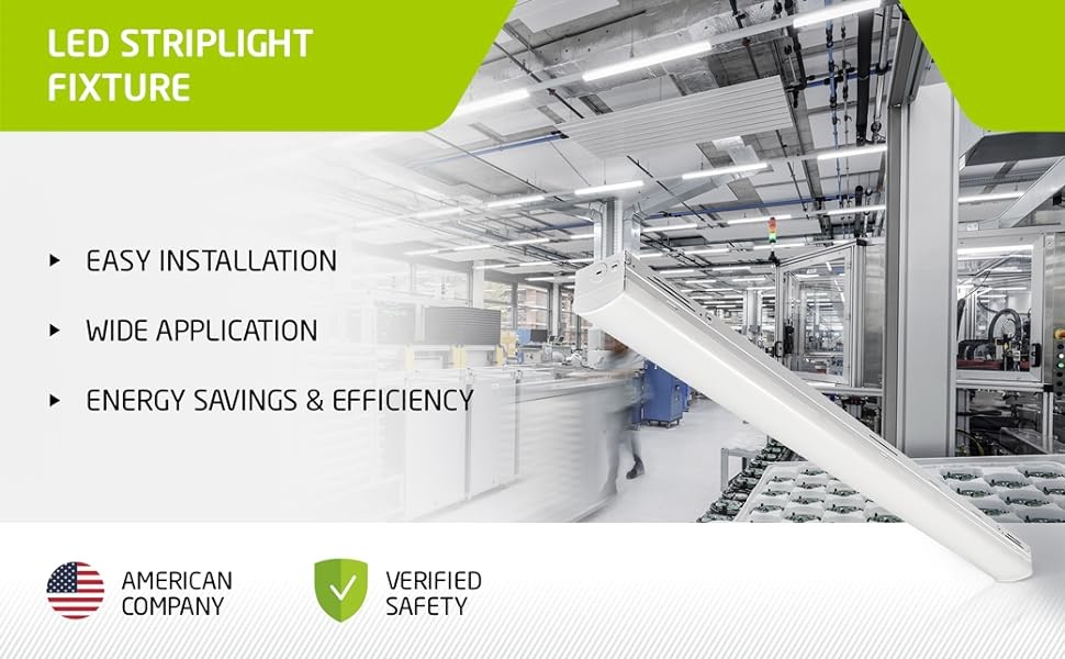 24W-80W Energy Efficient LED Strip Lights With Motion Sensor / Selectable Color Temperature