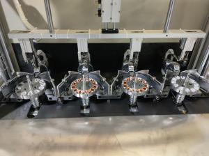 China Automatic Outer Rotor Motor Stator Coil Winding Machine CX-JY01 4 Station on sale
