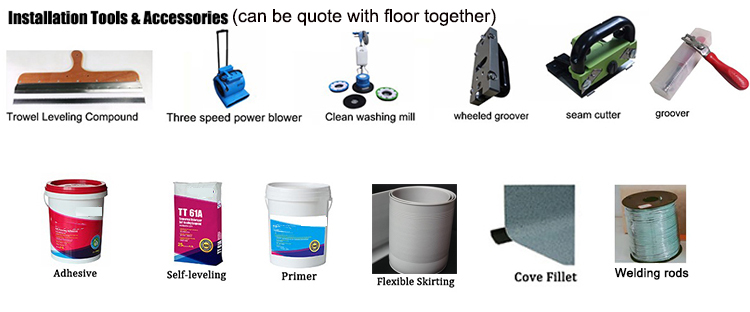 Relle Conductive PVC Raised Floor Plain Texture Anti Static Vinyl Floor