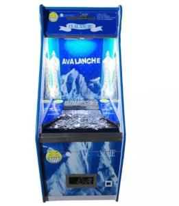 China Upright Reusable Coin Drop Machine , Multifunctional Quarter Coin Pusher on sale