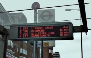 Buy cheap Bus station display destination screen p10 single red led display product