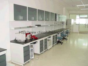 Educational Steel Lab Furniture , Instrument School Lab Furniture With Sink