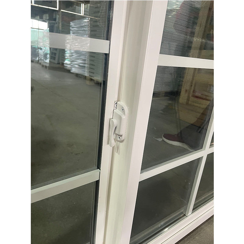 Conventional UPVC Sliding Window And Door White Profile Multiple Locking Solutions