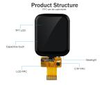 Polcd 1.69 Inch 240x240 Ips Lcd ST7789V Small Lcd Touch Screen 4 Line SPI