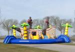 Exciting Inflatable Amusement Park Adventurous Customizable Design With Centre