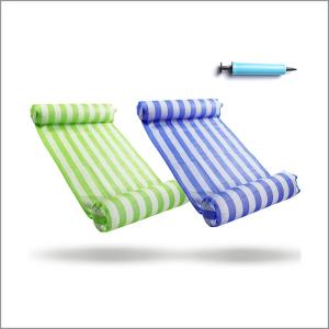 China Customized Size Inflatable Pool Hammock Water Floating Bed on sale