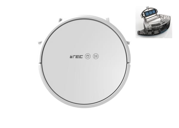 Wet Dry Auto Charge Robot Floor Mop Cleaner Runtime 120 Mins With Super Strong