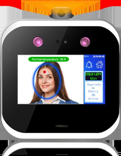 Quality Double  Infrared Light JS-FTC013 DC 12V Facial Recognition Thermometer for sale