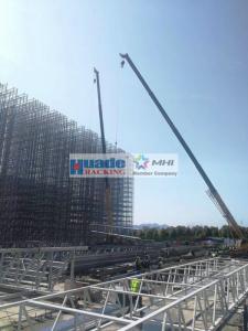 Customized Capacity Clad Rack Warehouse Rack Self Supporting Structure