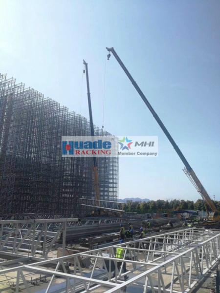Quality Customized Capacity Clad Rack Warehouse Rack Self Supporting Structure for sale