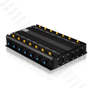 14 Channels 5G Signal Jammer For Cell Phone 2345G WiFi GPS VHF UHF Lojack