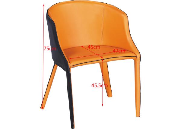 Quality No Shaking 45.5cm 75cm Faux Leather Dining Room Chairs for sale