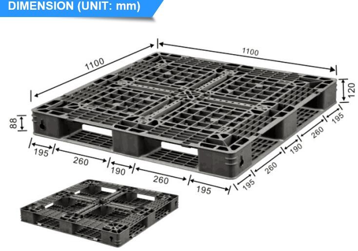 Heavy duty stackable attached lid turnover box, Stackable and nestable plastic shipping tote box for storage or moving