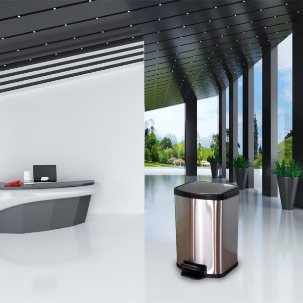 Quality Anti Aging 3.17 Gallon SS Pedal Dustbin for sale