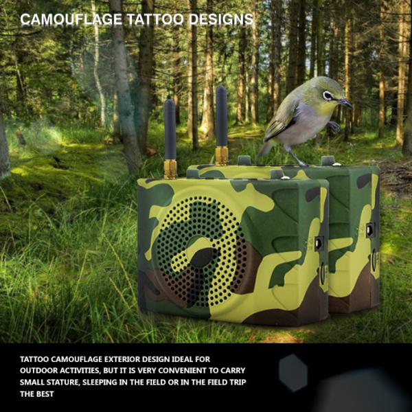 Quality Russia camouflage color outdoor sport speaker with remote control for sale