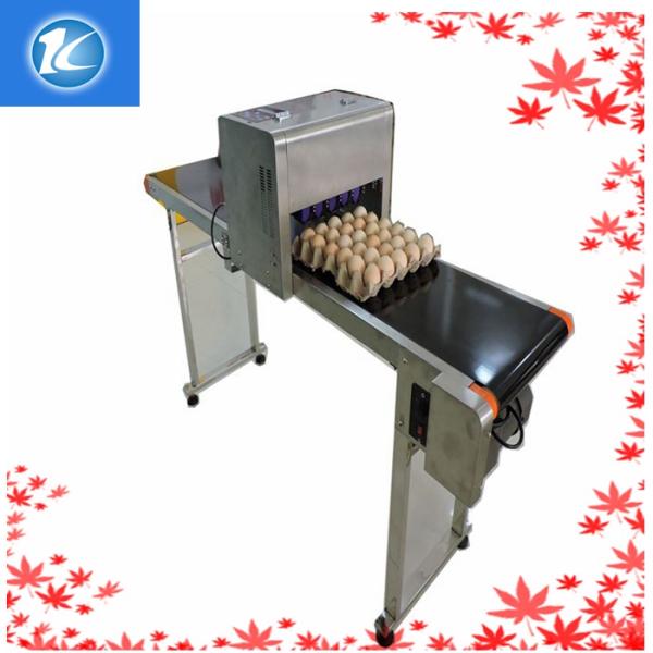 Multiple Nozzle Egg Batch Code Printing Machine With 0 - 5mm Printing Distance