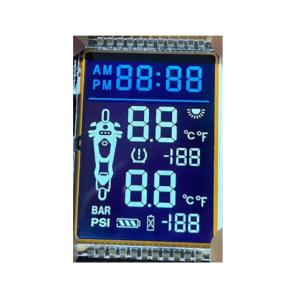 China Reflection 6 Digit 7 Segment Lcd Display , TN Positive Small Lcd Module on sale