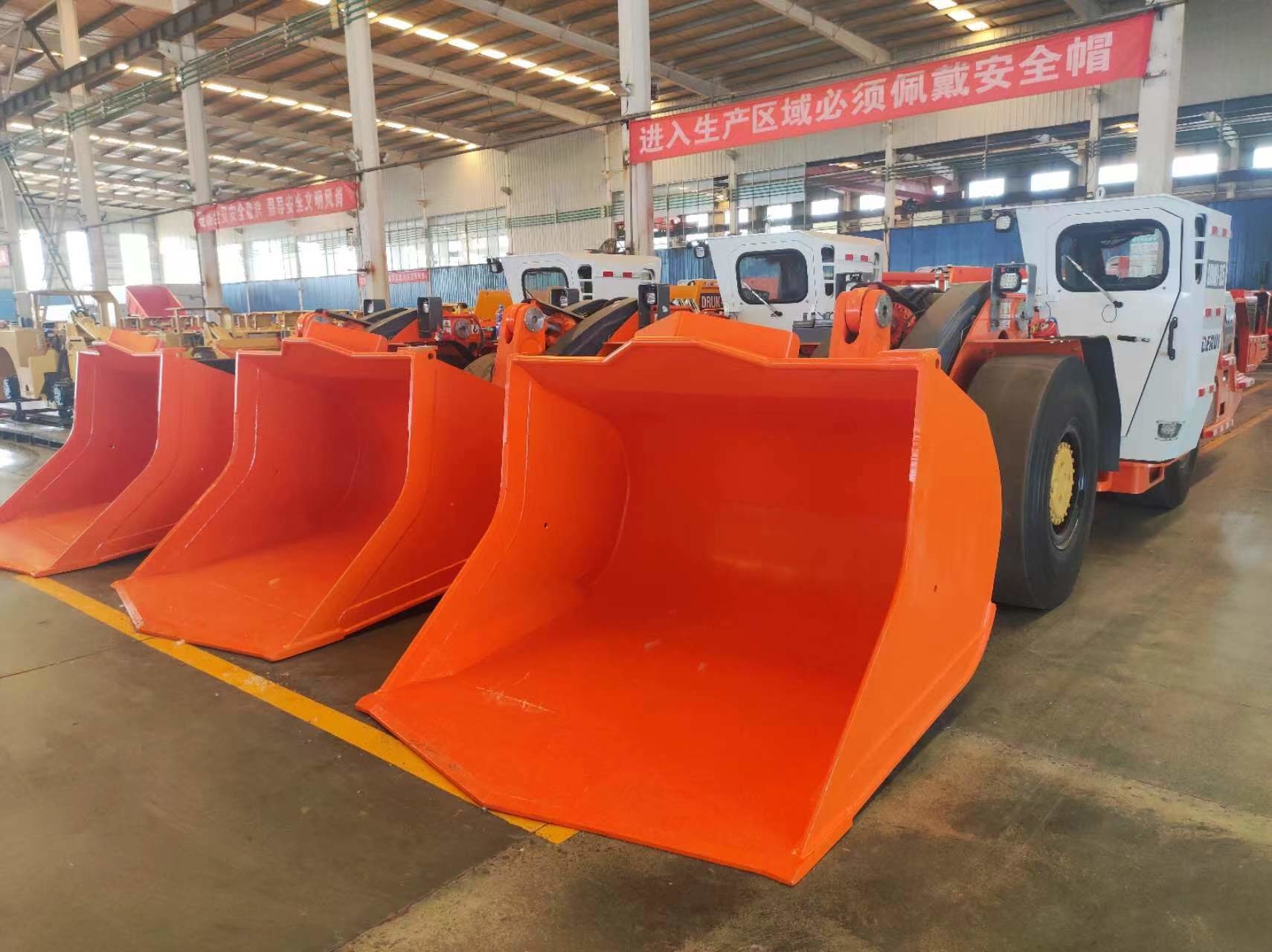 DERUI 3.5 Cube Underground Loader Grader Dump Truck VOLVO Engine