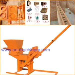 China Manual Clay Cement Brick Making Machine and 1-40 Red Clay Brick Making Machine on sale