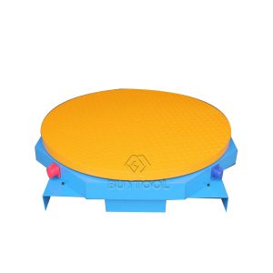 Buy cheap Low Profile Manual Pallet Wrapping Turntable Machine Pedal Switch product