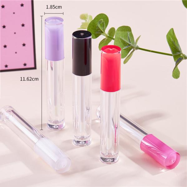 Quality 5ml Empty Lip Gloss Tube Containers Private Label Silk Printing for sale
