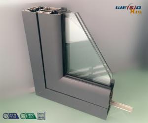 Buy cheap Three Layers Aluminium Window Profiles Frame With Powder Coating AA6063 T5 product