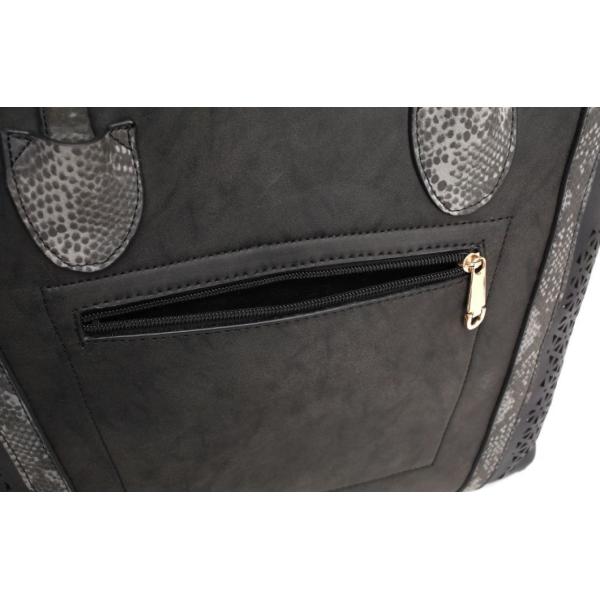 Luxury Cool Pattern Outdoor Dog Handbag Pet PU Leather Carrier