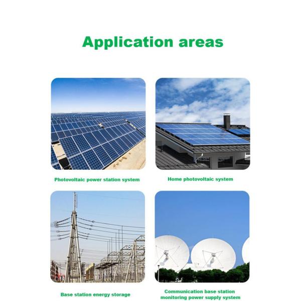 Rack Mounted Lithium Ion Battery Photovoltaic Solar Energy Storage Large Capacity