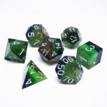 Green Resin Digital Dice Set Multi -Faceted Tablet Game Dice#Rpg#Dnd#Coc