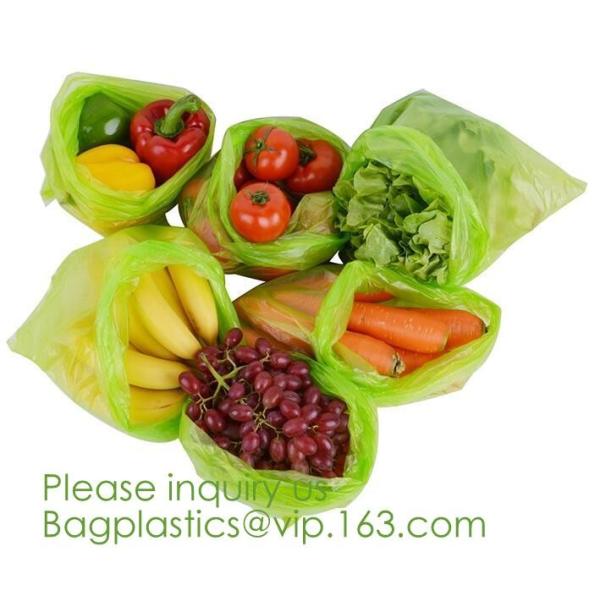 custom size 100% biodegradable EN13432 compostable trash bags from China factory,OK COMPOST bio degradable plastic bag