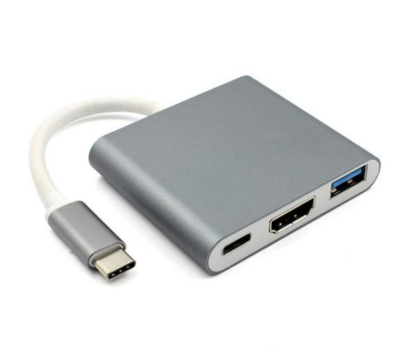 Quality Type-C 3in1 Laptop Docking Station Displayport Usb Extension for 4 monitors for sale