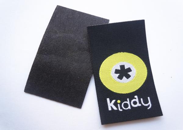 Quality Black Custom Embroidered Name Patches Non Woven With Lightweight for sale
